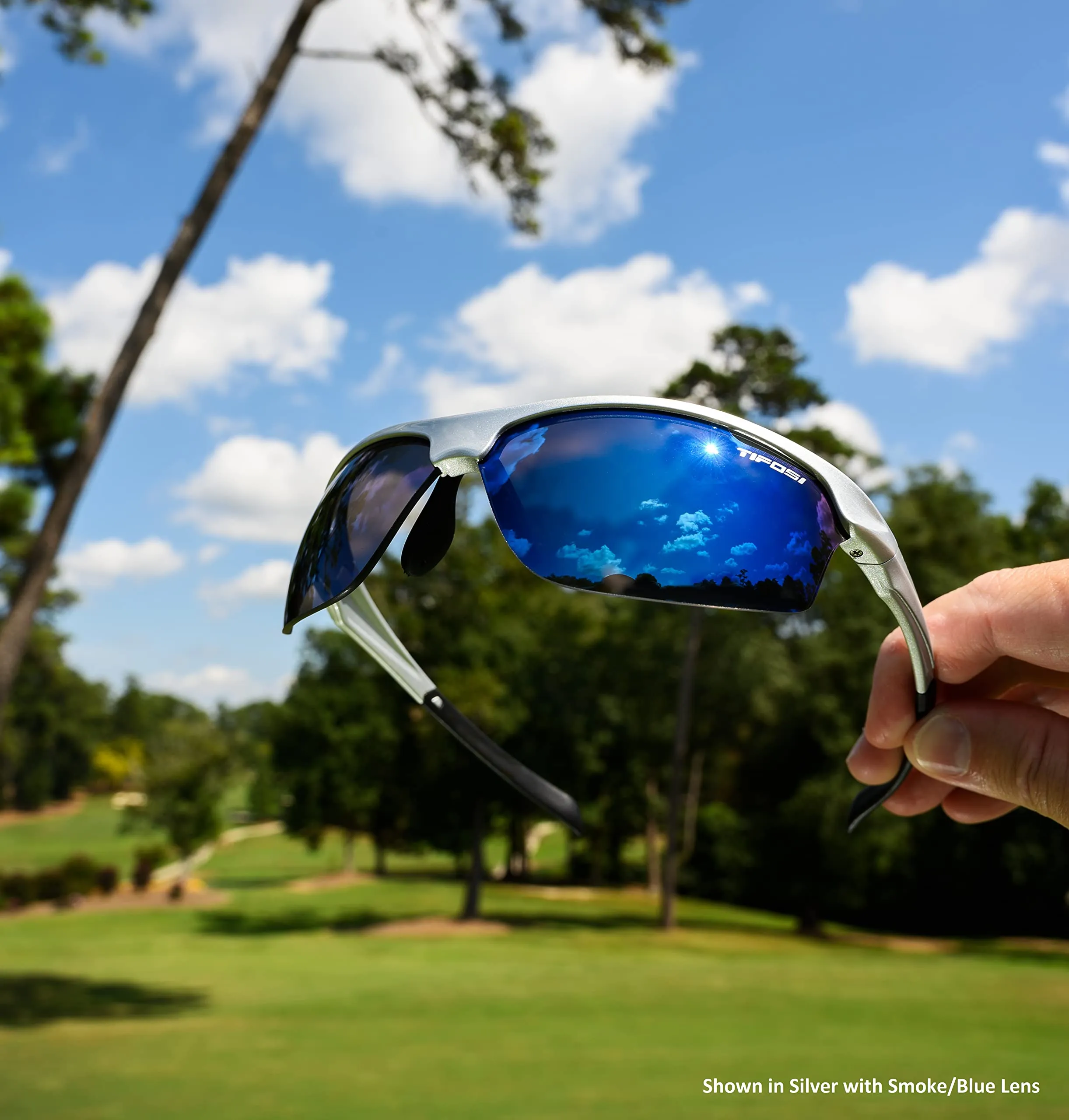 Tifosi Intense Sunglasses Black/AC Red lenses