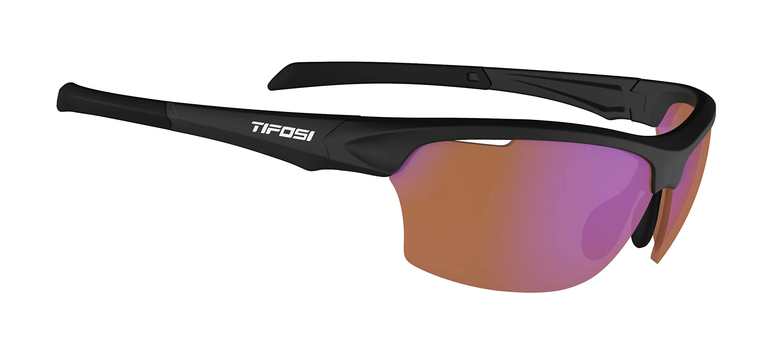 Tifosi Intense Sunglasses Black/AC Red lenses