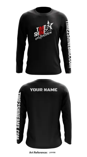 Time2ShineBmx.com Store 1 Core Men's LS Performance Tee - LxVVs5