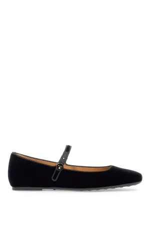 Tod's Velvet Ballet Flats For