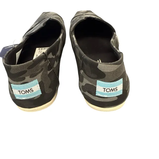 Toms Alpargata Black Forest Camo Loafer NWT Women's Size 8