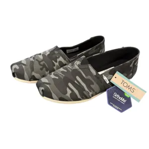 Toms Alpargata Black Forest Camo Loafer NWT Women's Size 8