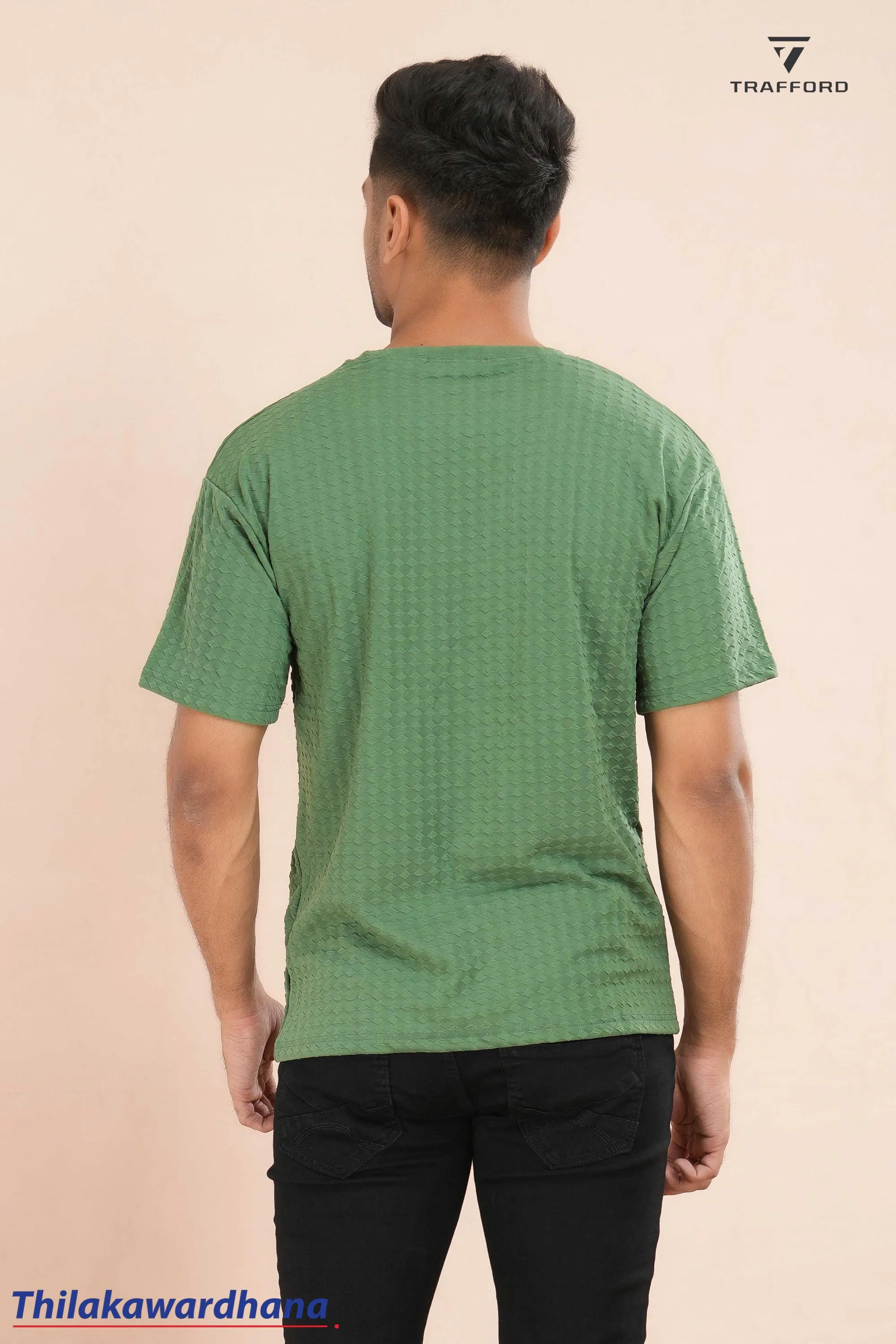 Trafford Textured Green Comfort Tee