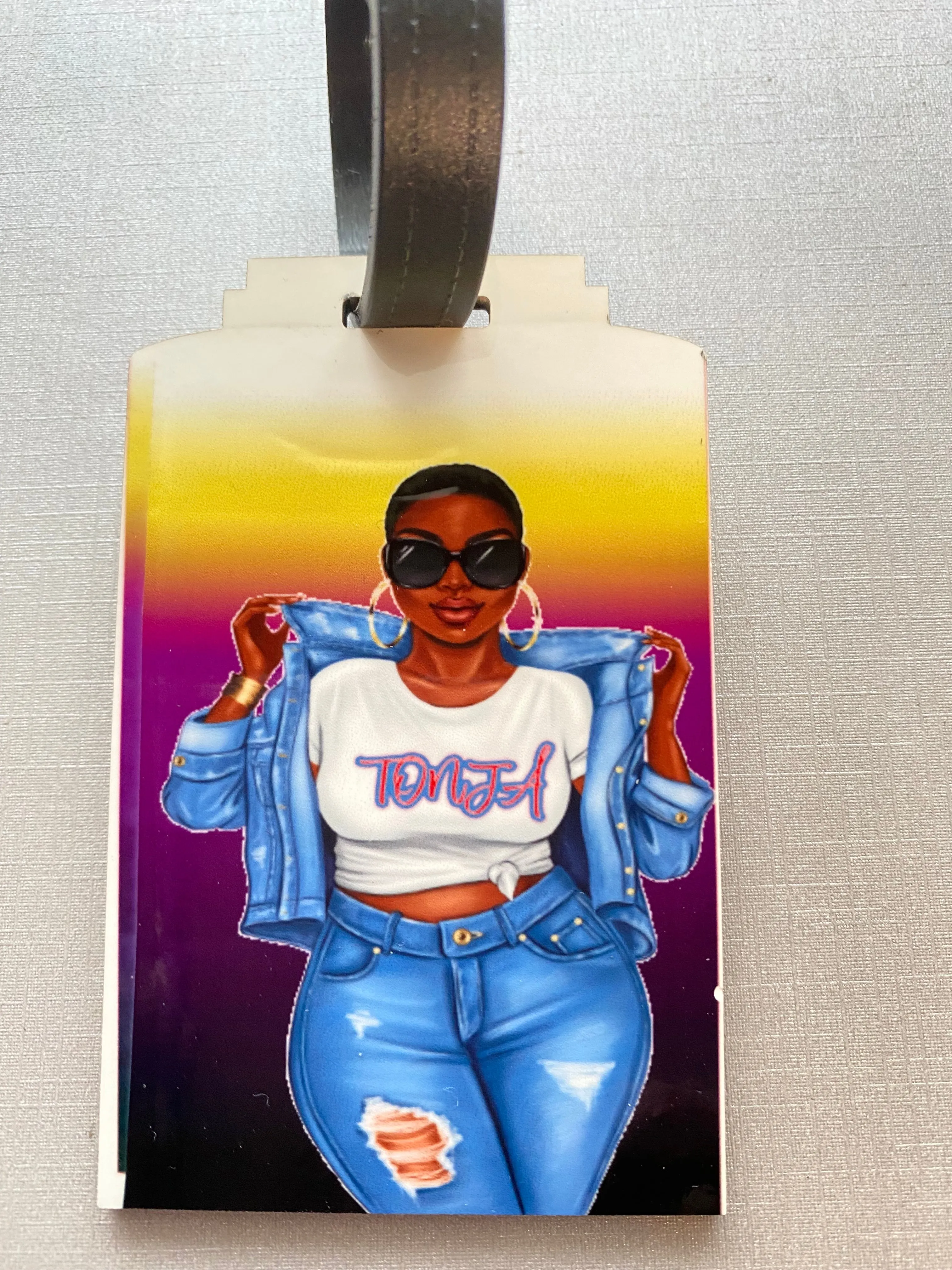 Travel Is My Therapy - Personalized Passport Cover and Luggage Tag $25 a set