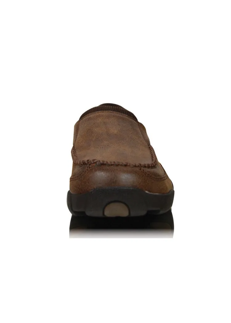 Twisted X Mens Casual Driving Mocs Boat Slip On