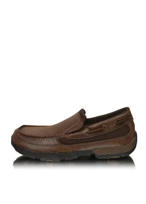 Twisted X Mens Casual Driving Mocs Boat Slip On