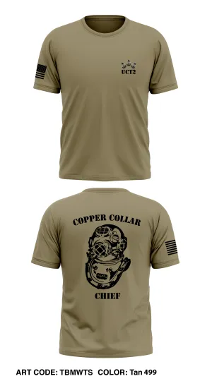 Underwater Construction Team TWO  Store 1 Core Men's SS Performance Tee - TBMWTS