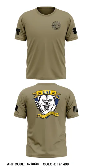 University of Alaska Fairbanks Store 1 Core Men's SS Performance Tee - 47BuXu-TAN
