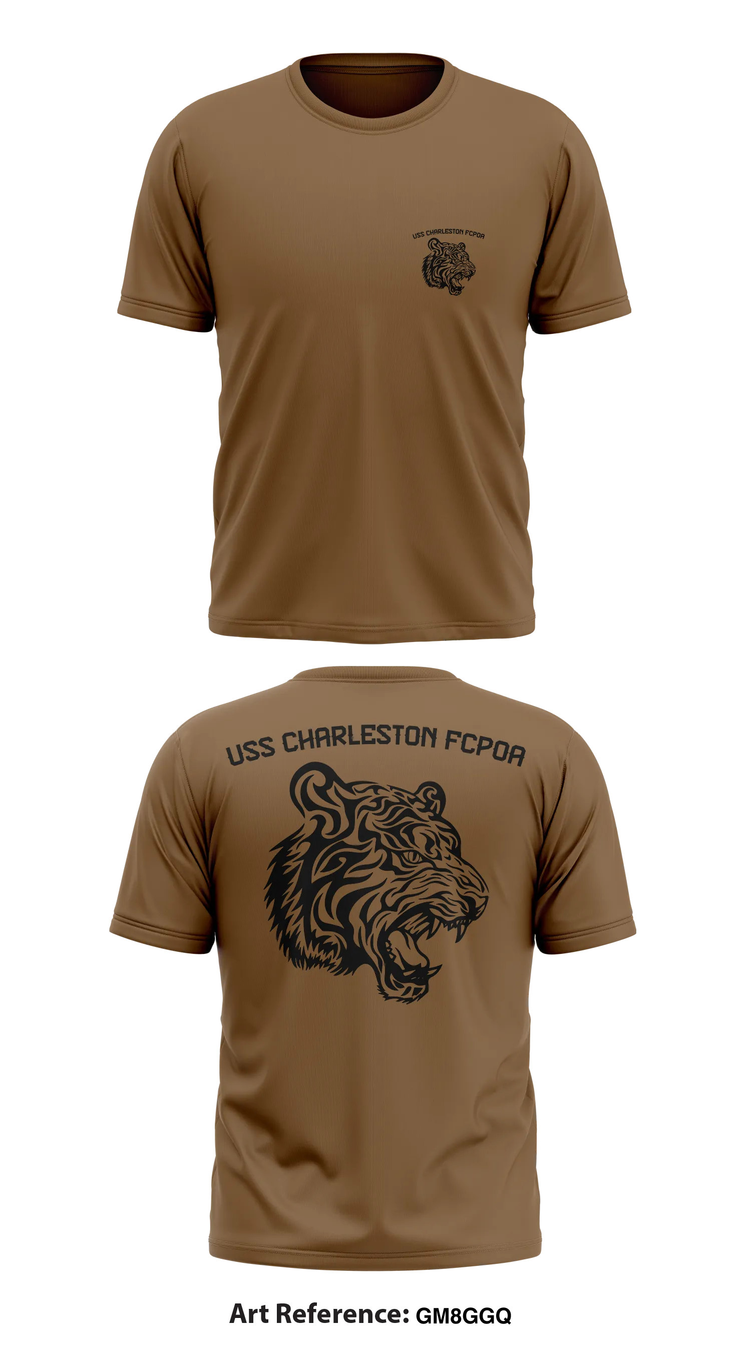 USS CHARLESTON FCPOA Store 1 Core Men's SS Performance Tee - GM8gGQ