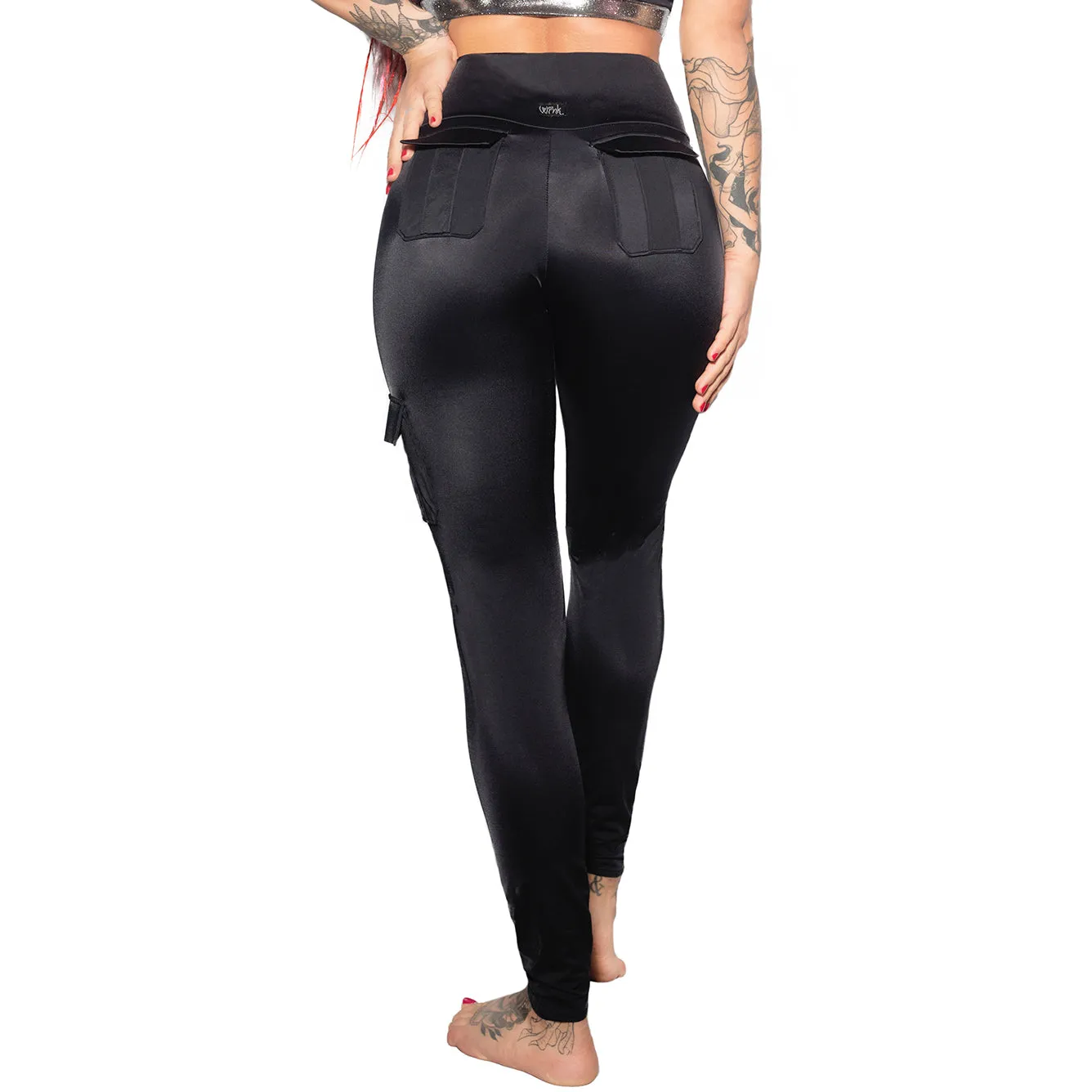 Valencia Eco Cargo Leggings - Black