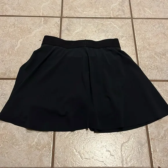 Varley Special Event Rivera Black Athletic Skort Tennis Skirt New