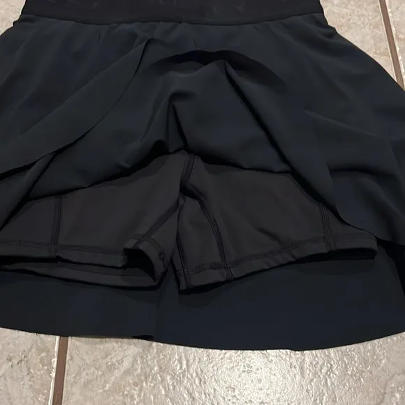 Varley Special Event Rivera Black Athletic Skort Tennis Skirt New