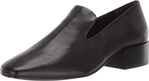 Via Spiga Women's Baudelaire Loafer, Black,7.5 M US