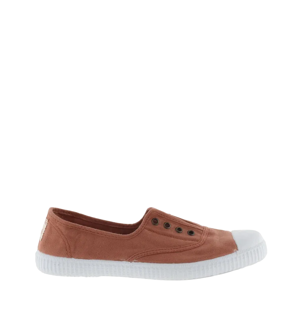 VICTORIA inglesa elastico orange teja toiles/espadrilles