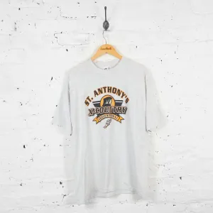 Vintage Cross Country Champion T-shirt - Grey - XL