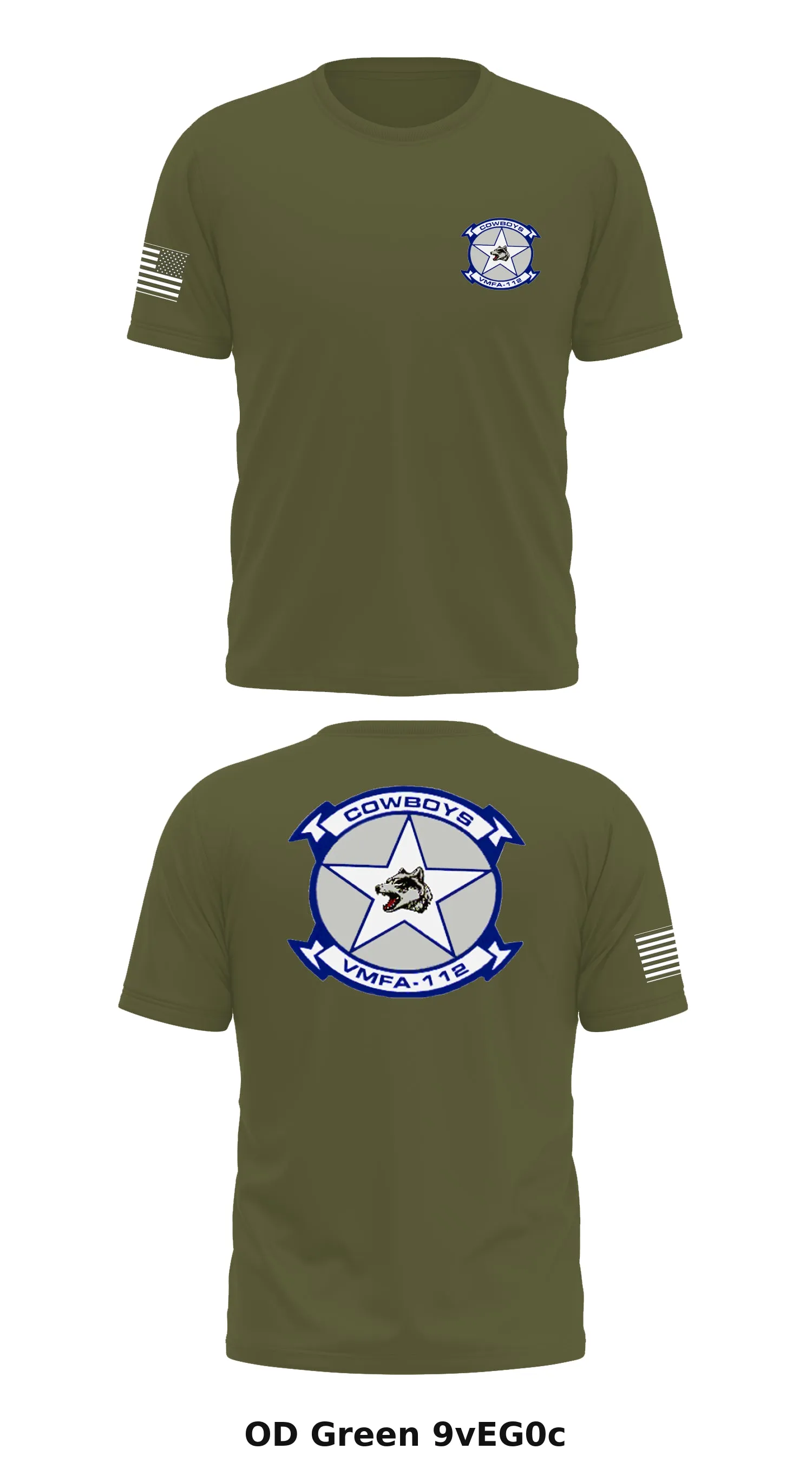 VMFA-112 Store 1 Core Men's SS Performance Tee - 9vEG0c