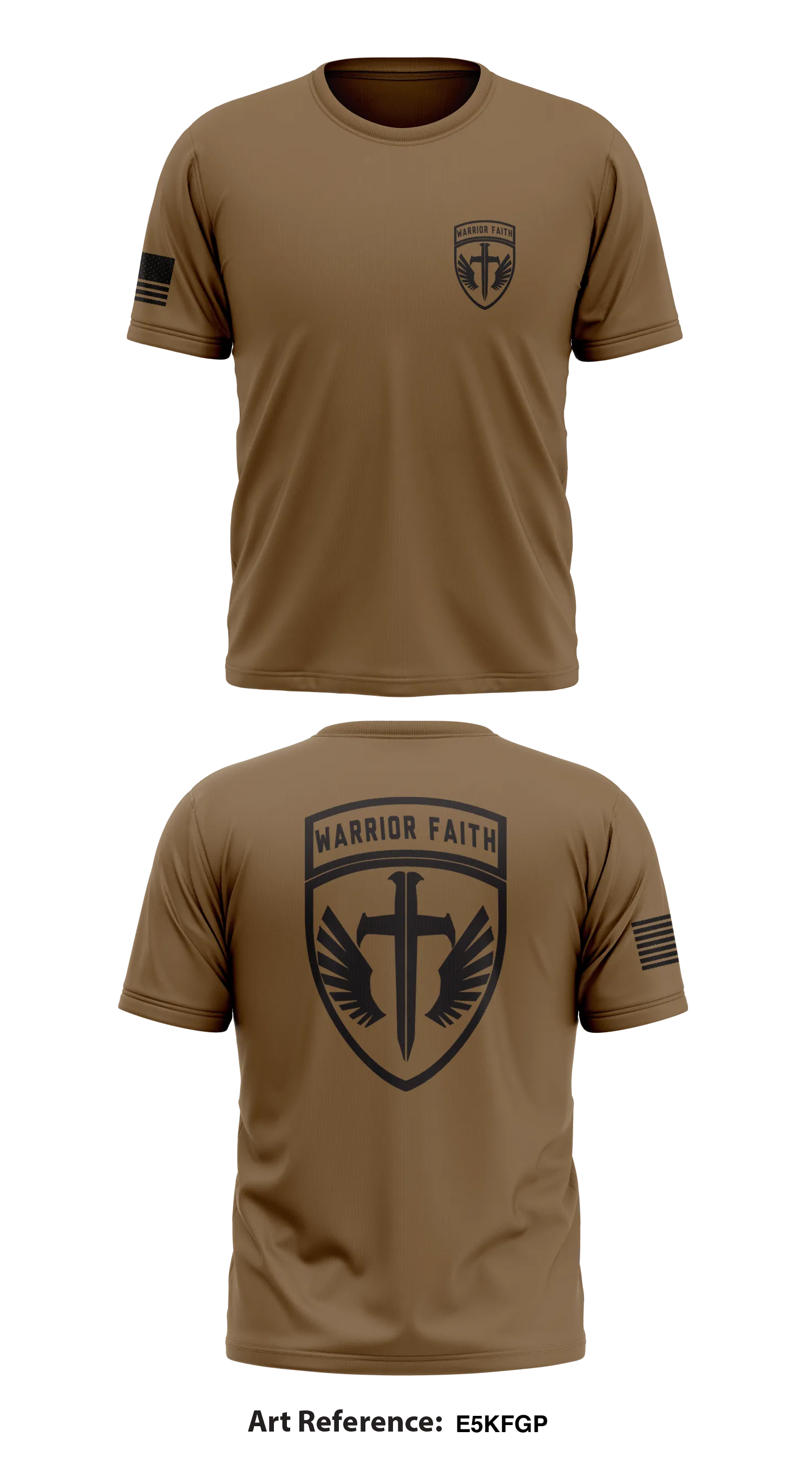 Warrior Faith  Store 1 Core Men's SS Performance Tee - e5kfGP