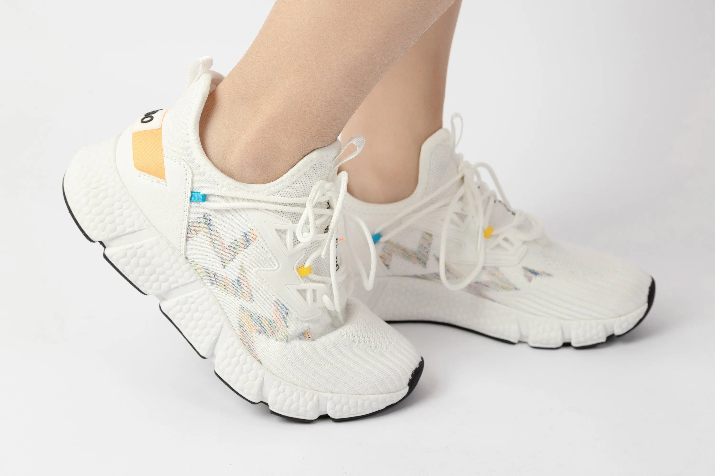 Waterproof Massage Sneaker Shark White | LightCityMall