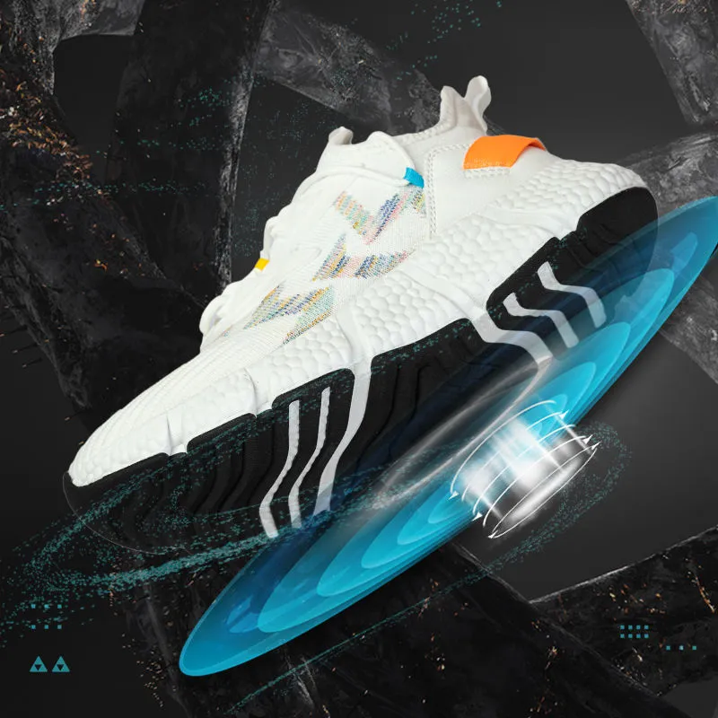 Waterproof Massage Sneaker Shark White | LightCityMall
