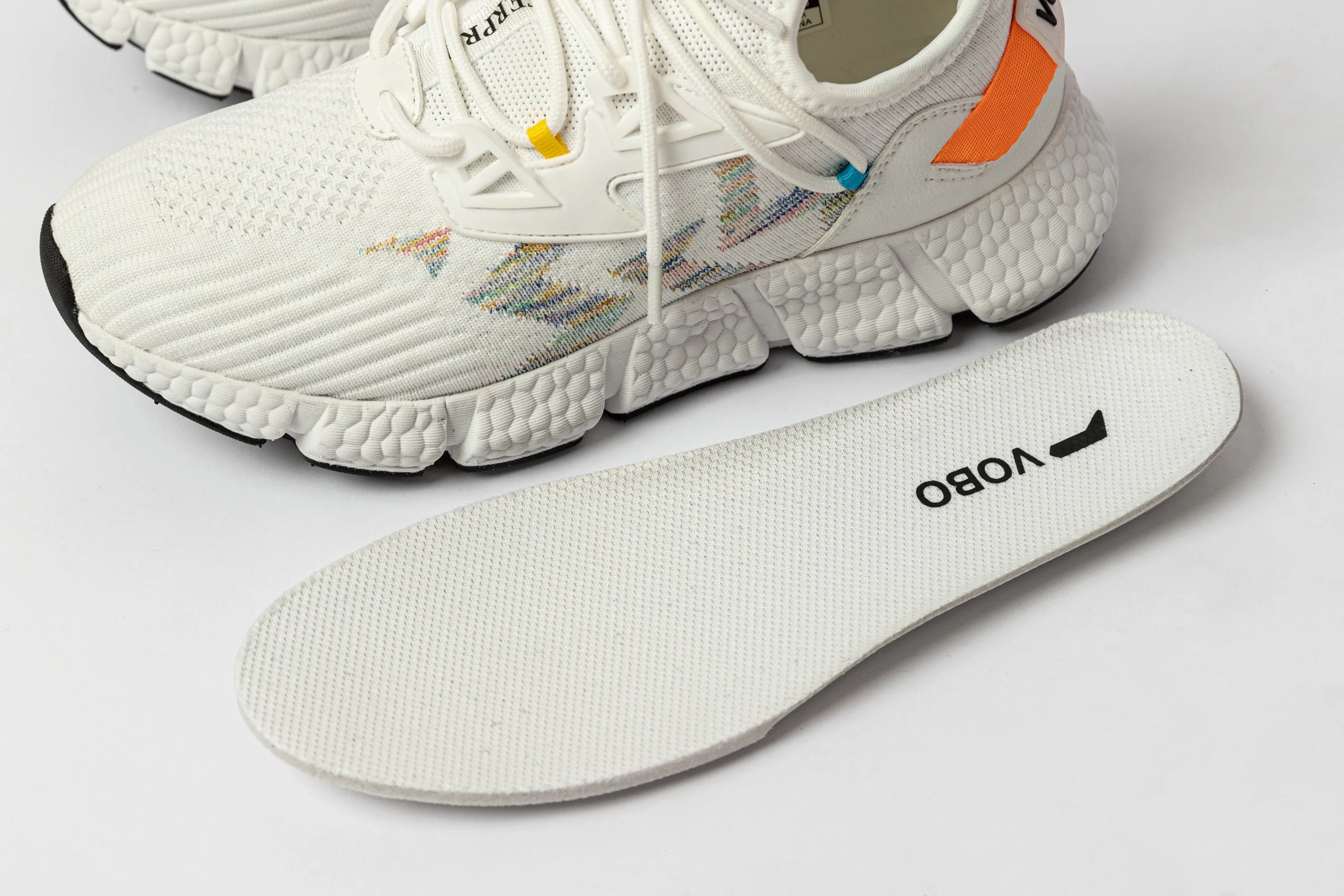 Waterproof Massage Sneaker Shark White | LightCityMall