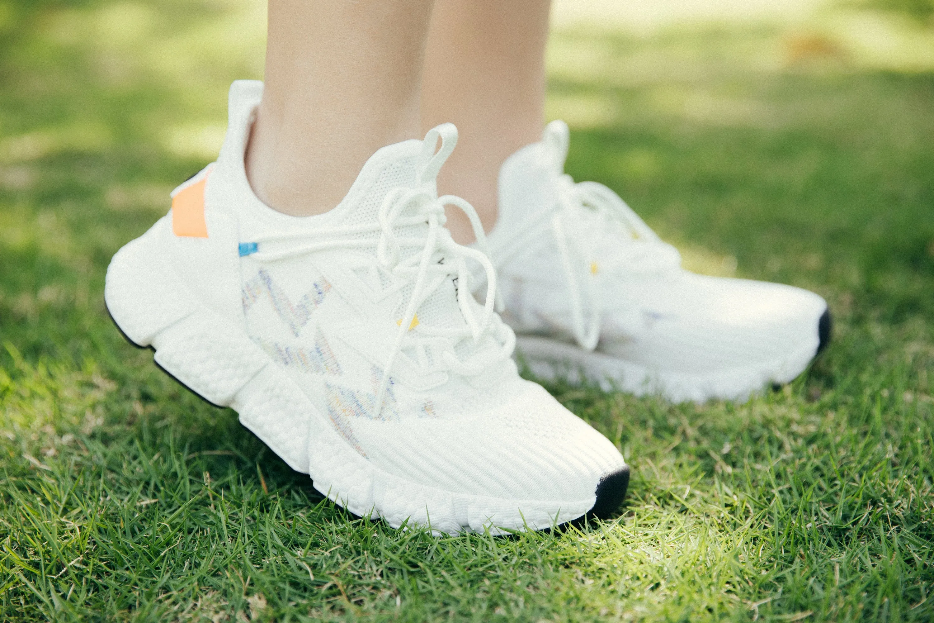 Waterproof Massage Sneaker Shark White | LightCityMall