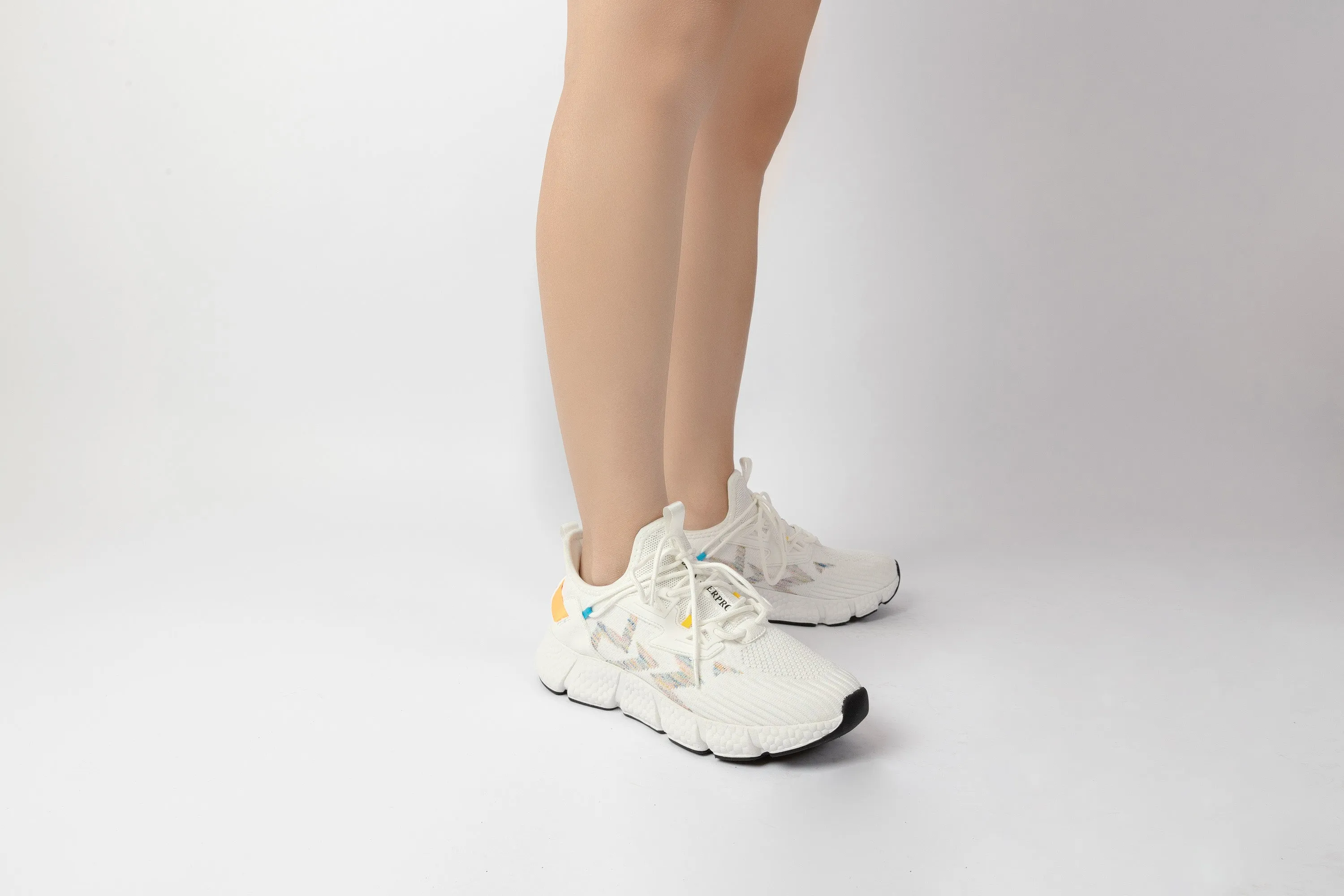Waterproof Massage Sneaker Shark White | LightCityMall