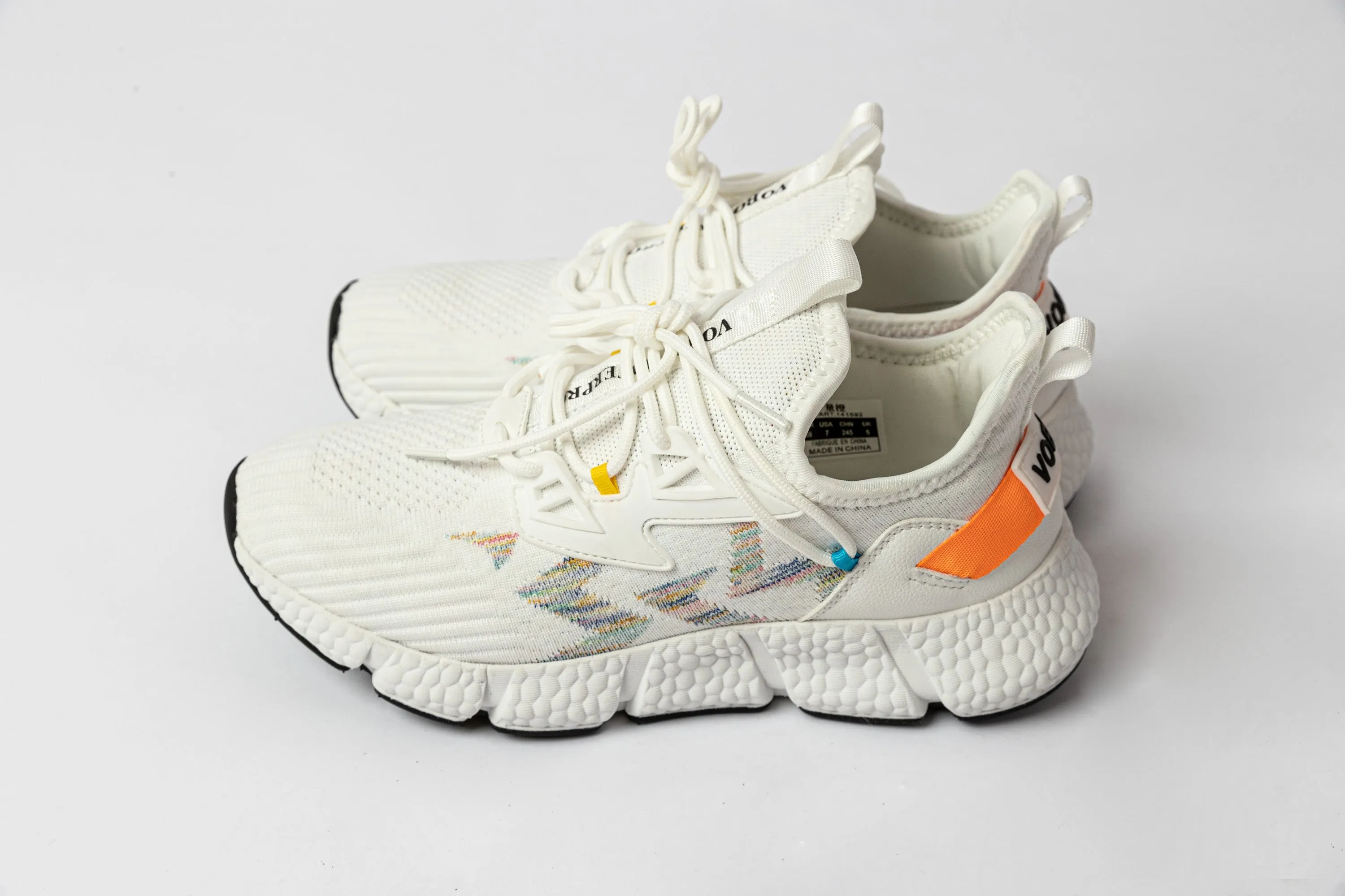 Waterproof Massage Sneaker Shark White | LightCityMall