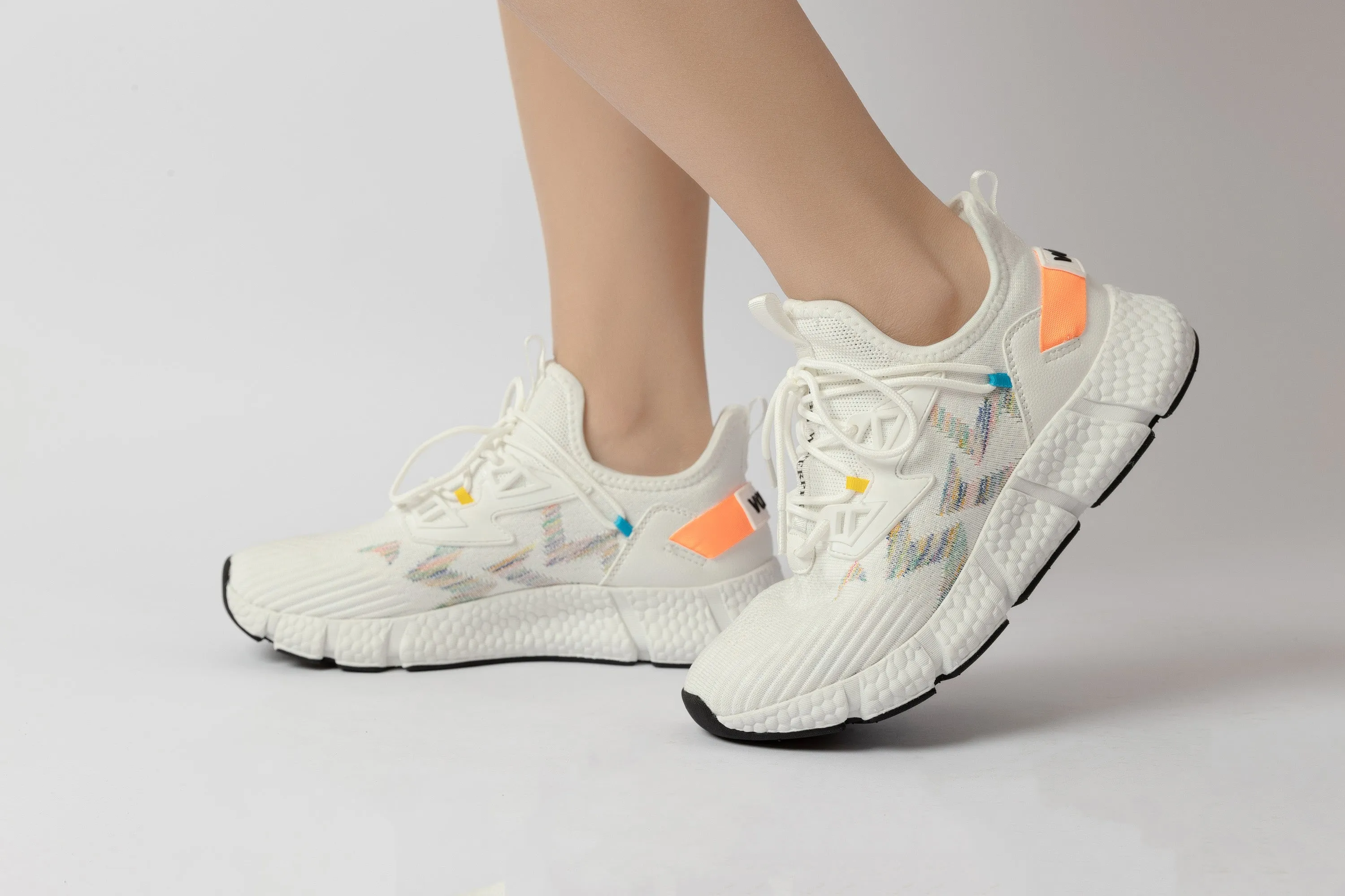 Waterproof Massage Sneaker Shark White | LightCityMall