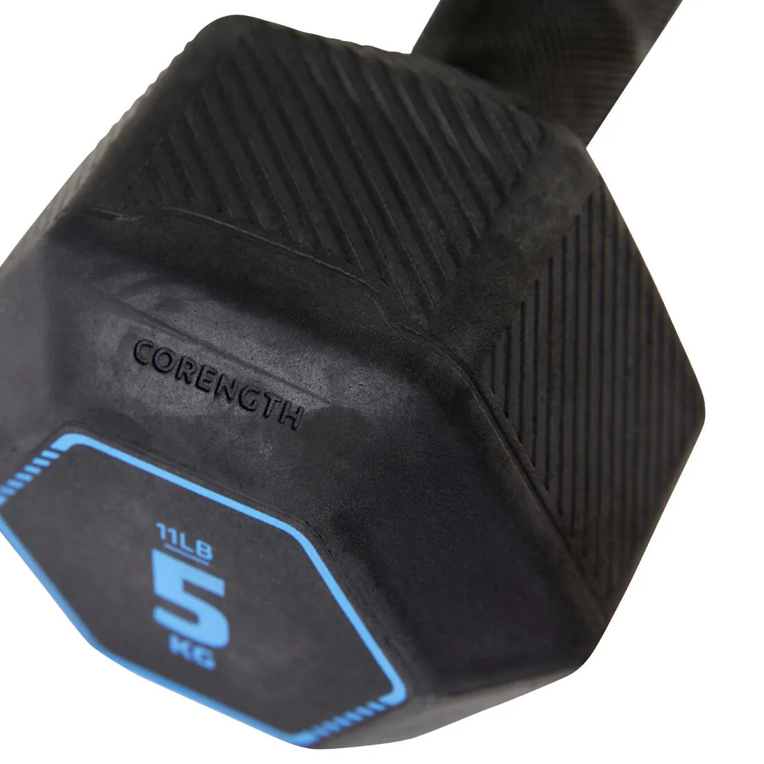 Weight Training & Cross Training Hex Dumbbell 5kg - Black