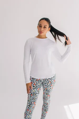 White Running Top