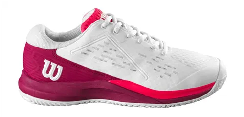 WILSON RUSH PRO JNR WHITE/RED