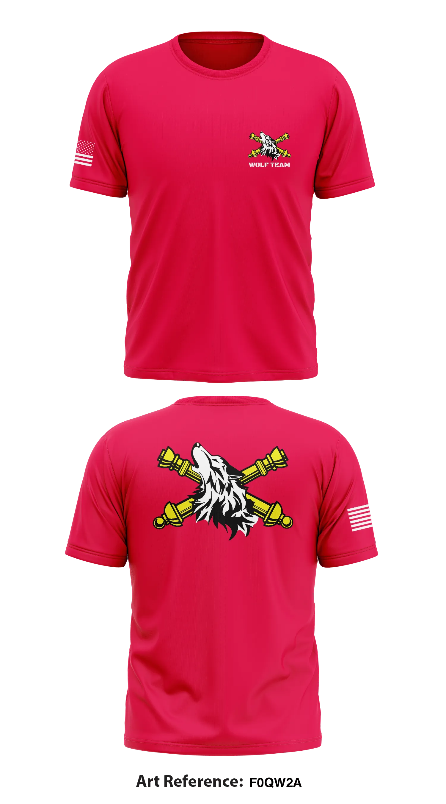 Wolf Team, OPS GRP, NTC Store 1 Core Men's SS Performance Tee - f0qw2a