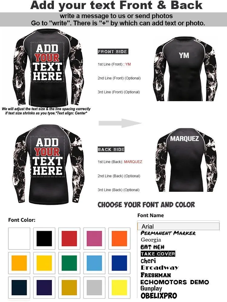 Women Custom Personalized No Gi MMA/BJJ Fight Wear Rash Guard