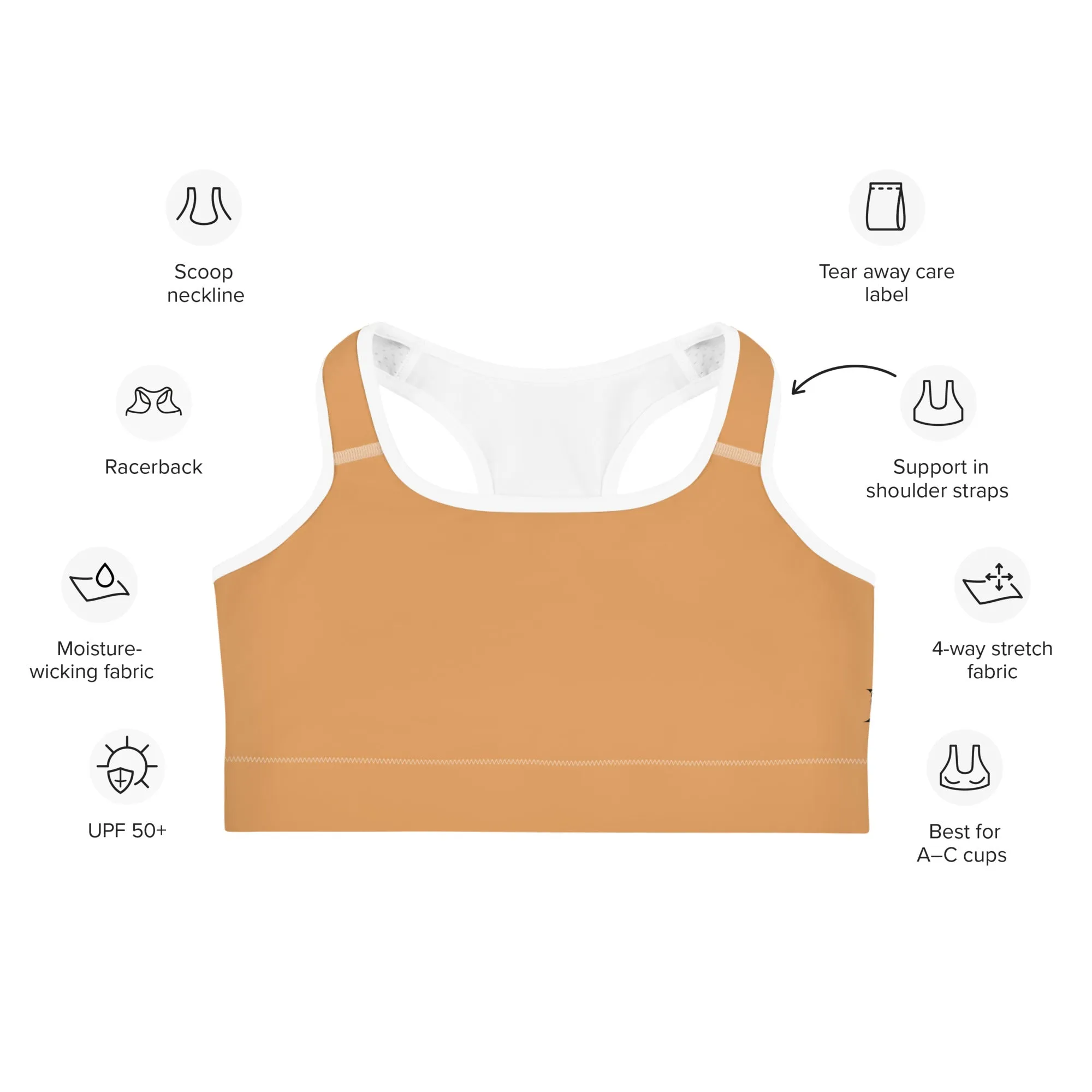 Women's Fearless Stride Sports Bra