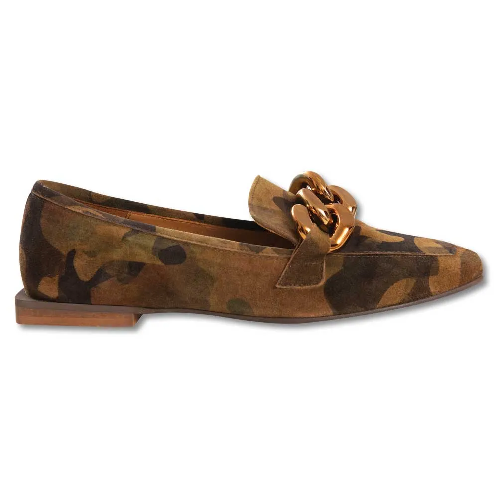 Women's Spanish Suede Camo Shoes