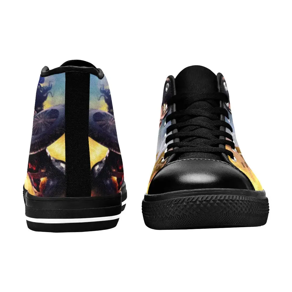 Wonder Woman Shoes High Top Sneakers for Kids and Adults