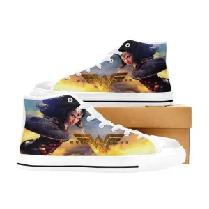 Wonder Woman Shoes High Top Sneakers for Kids and Adults