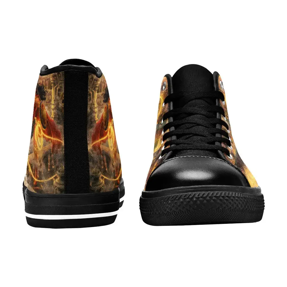 Wonder Woman Shoes High Top Sneakers for Kids and Adults