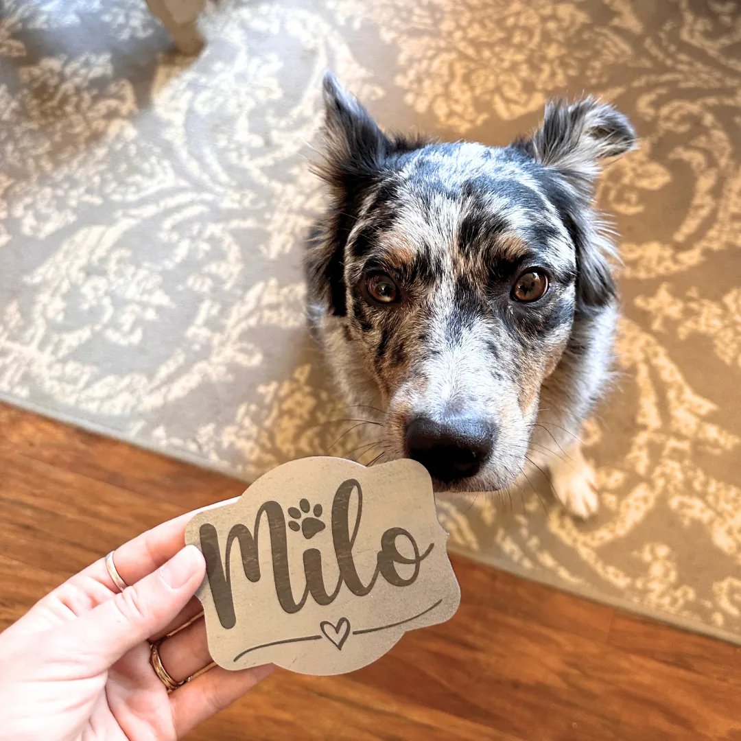 Wooden Name Ornament