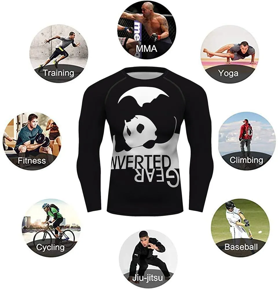 Wrestling Panda Training Rash Guard