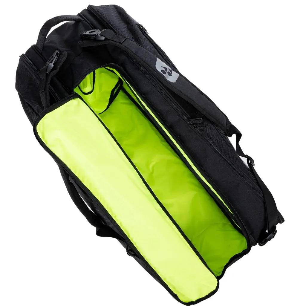 Yonex Pro Racket Bag (9 Pack) (Black)